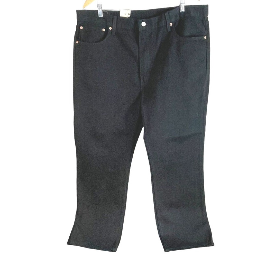 Levi's 516 Straight Leg Jeans Mens Actual 40x30 Black Denim Classic Fit 5-Pocket